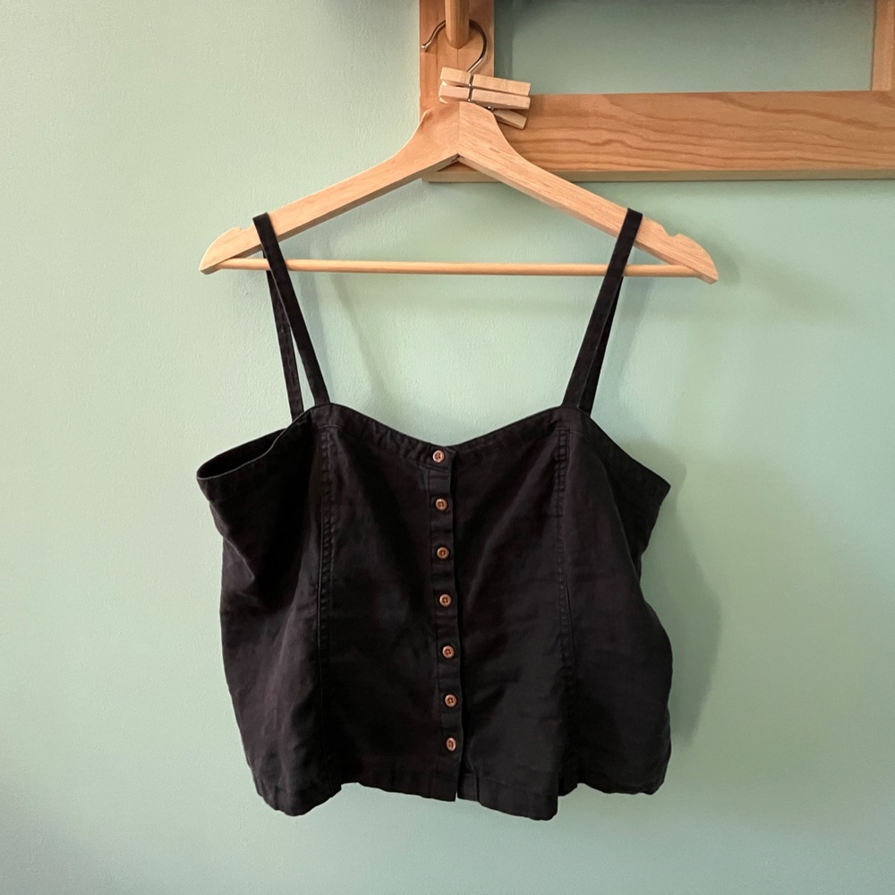 Everlane Linen Picnic Top
